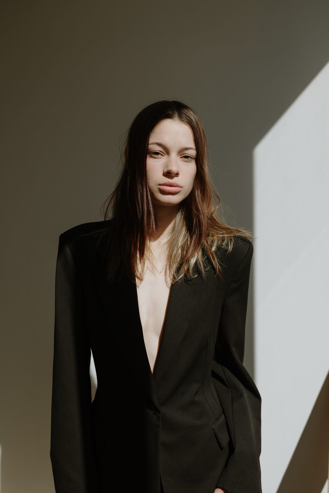 Editorial — blazer, lapel