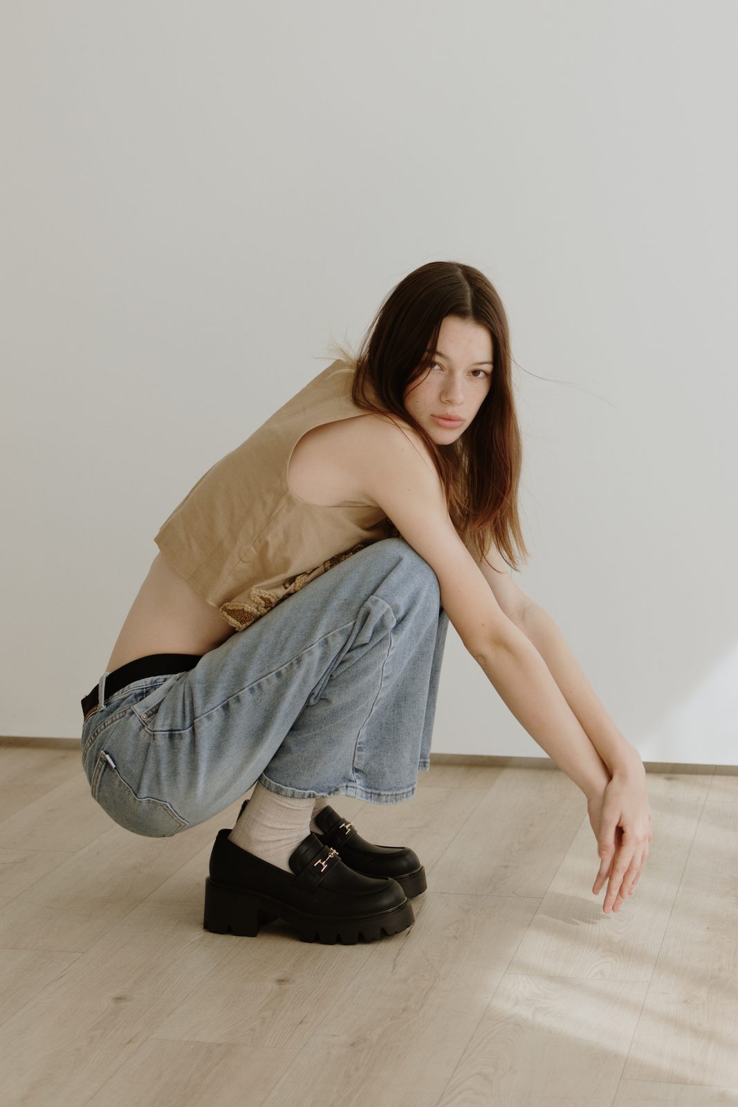 Editorial — crochet vest, crouch